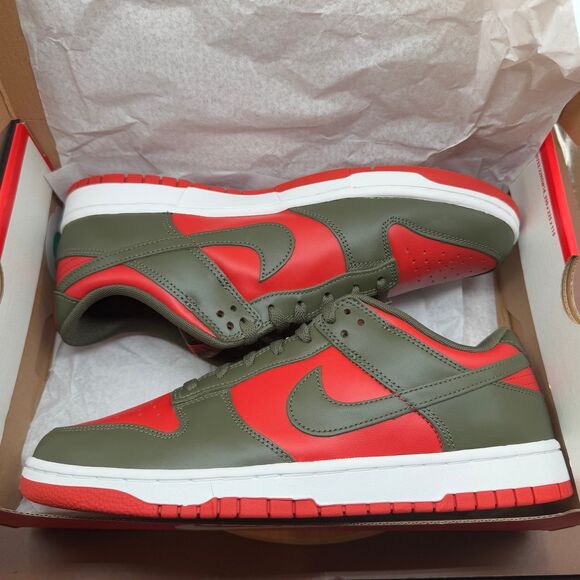 Nike Dunk Low Retro BTTYS Mystic Red/Cargo Khaki Size 11 main image 9
